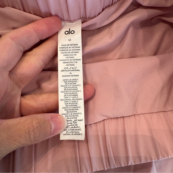 ALO Yoga Freestyle Skirt in Ballet Pink, sz M - Picture 9 of 12